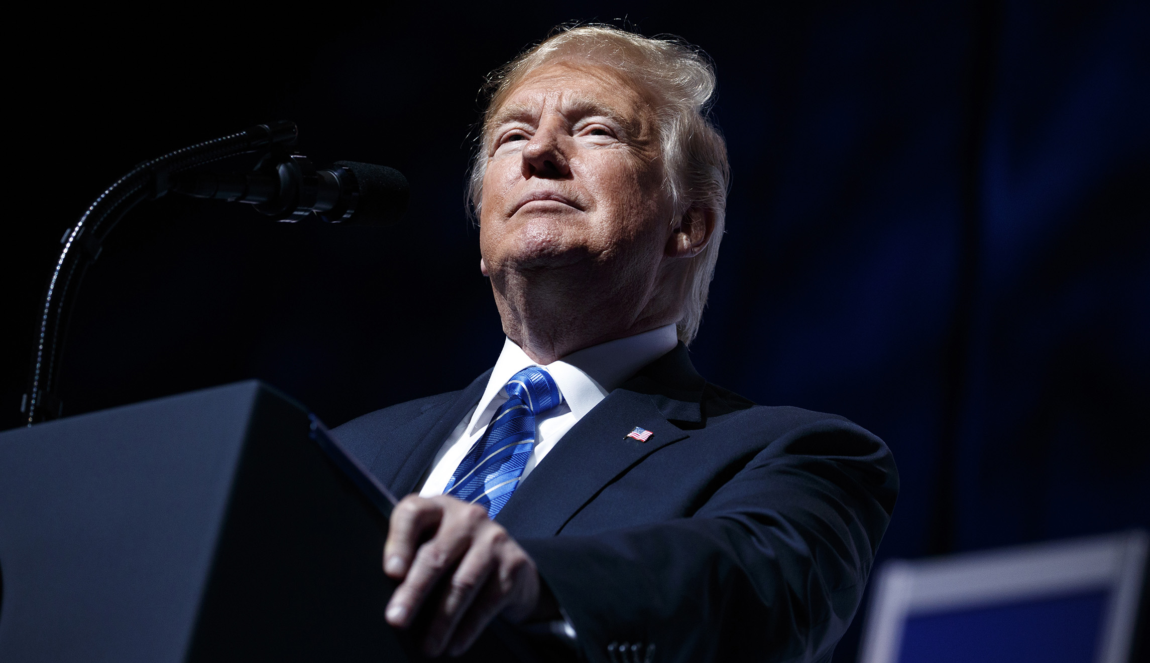 Trump says he ‘can’t comment’ on breaking up Facebook, Amazon, Google