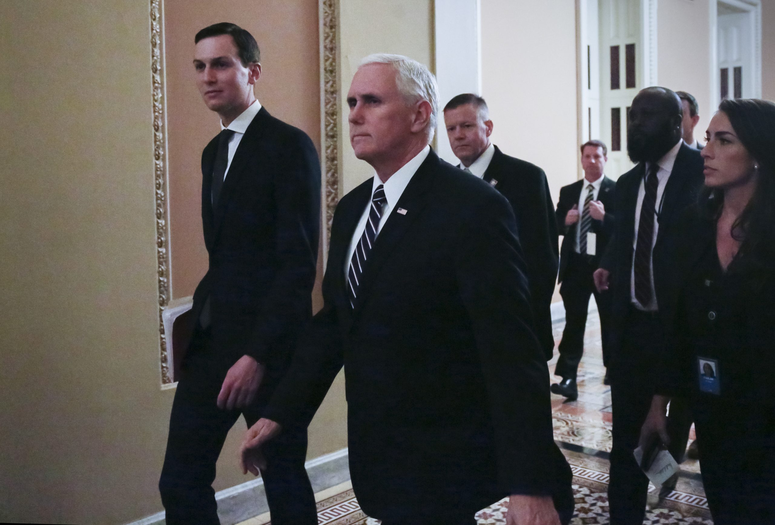 Jared Kushner, Mike Pence