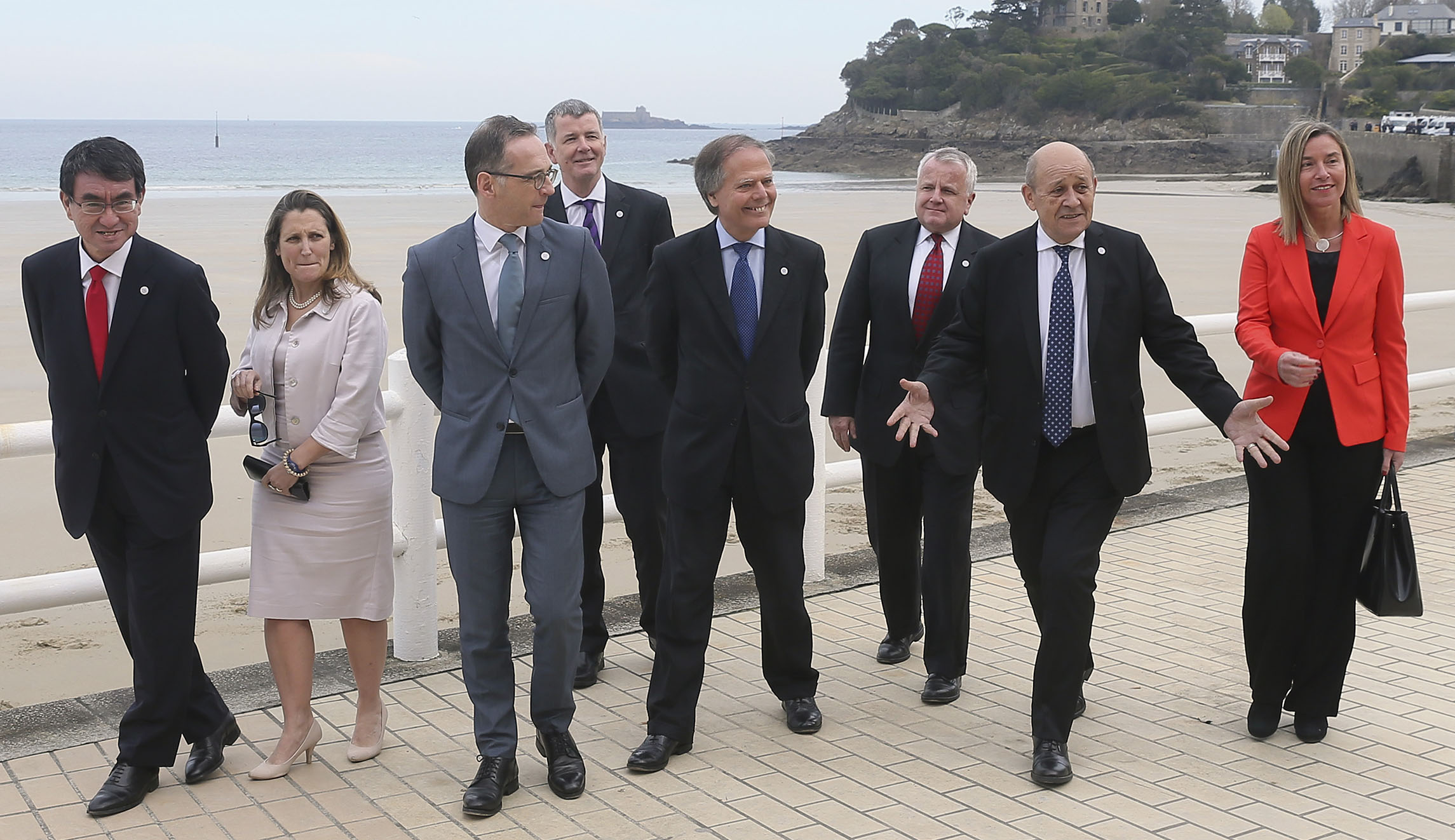 G-7 ministers reveal ‘clear differences’ on Middle East