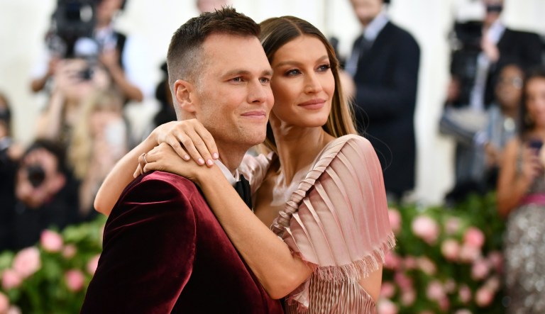 Tom Brady, left, and Gisele Bundchen attend The Metropolitan Museum of Art's Costume Institute benefit gala celebrating the opening of the 