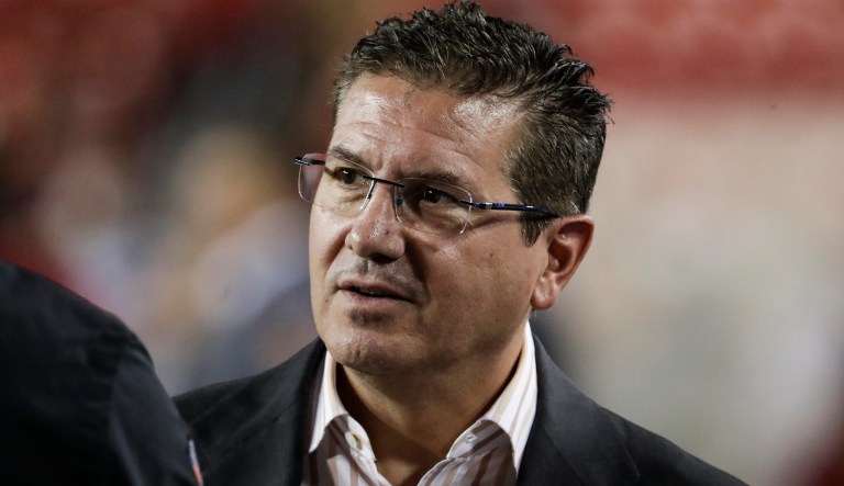 Washington-area football team owner Dan Snyder is seen.