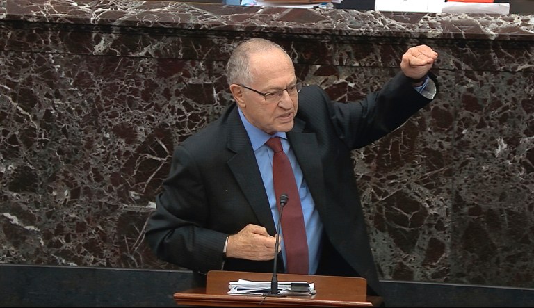 Dershowitz justifies Senate not calling witnesses: ‘Can’t introduce evidence if there’s no legitimate indictment’