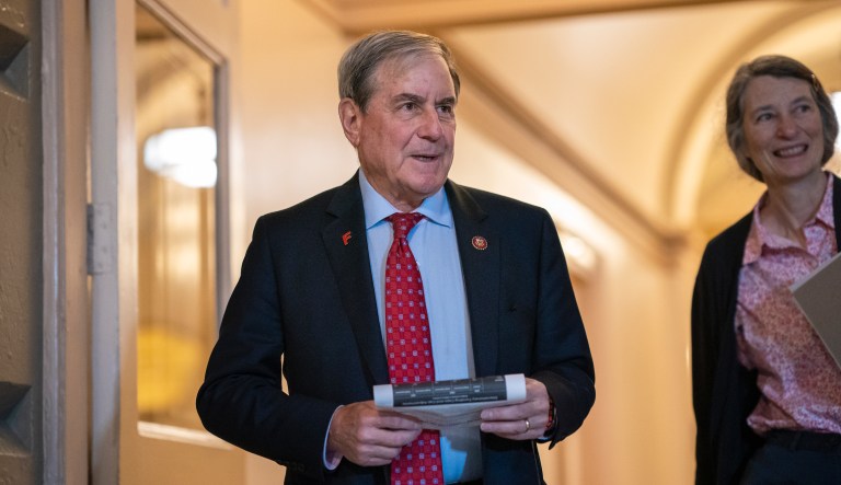 House Budget Committee Chair John Yarmuth, D-Ky., heads to meet with fellow Democrats at the Capitol in Washington, Wednesday, Feb. 5, 2020.