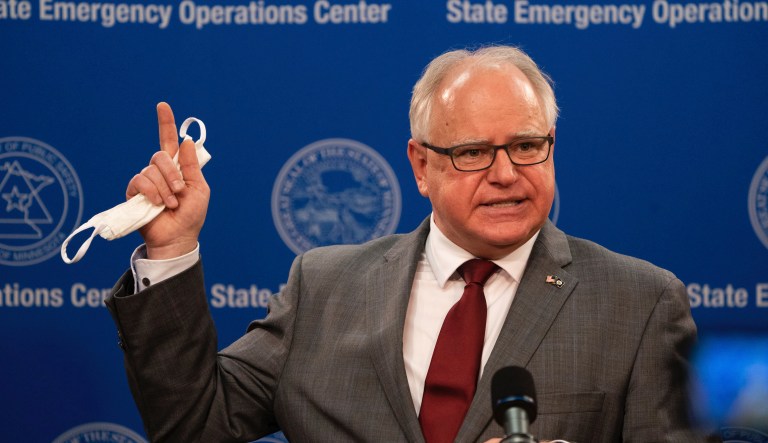 ‘We cannot have the looting and the recklessness’: Minnesota governor demands stop to violence amid George Floyd riots