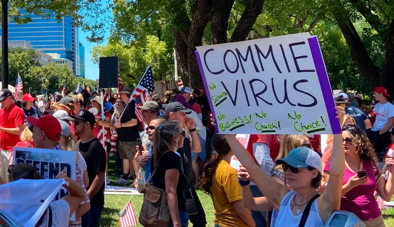 Protesters bombard Idaho health officials’ homes and offices amid looming COVID-19 health order