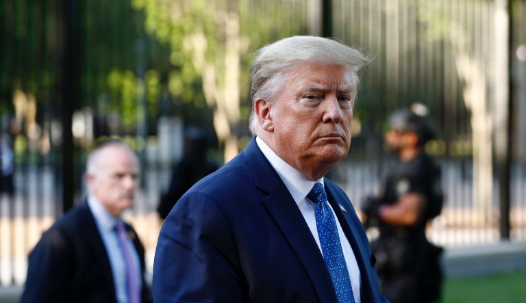 ‘So are white people’: Trump dismisses question on why black people are being killed by law enforcement