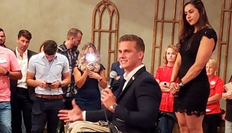 Madison Cawthorn encouraged crowd to ‘lightly threaten’ members of Congress