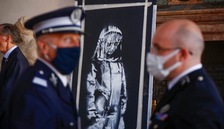 Lost art: Eight men on trial for allegedly stealing Banksy’s Bataclan mural