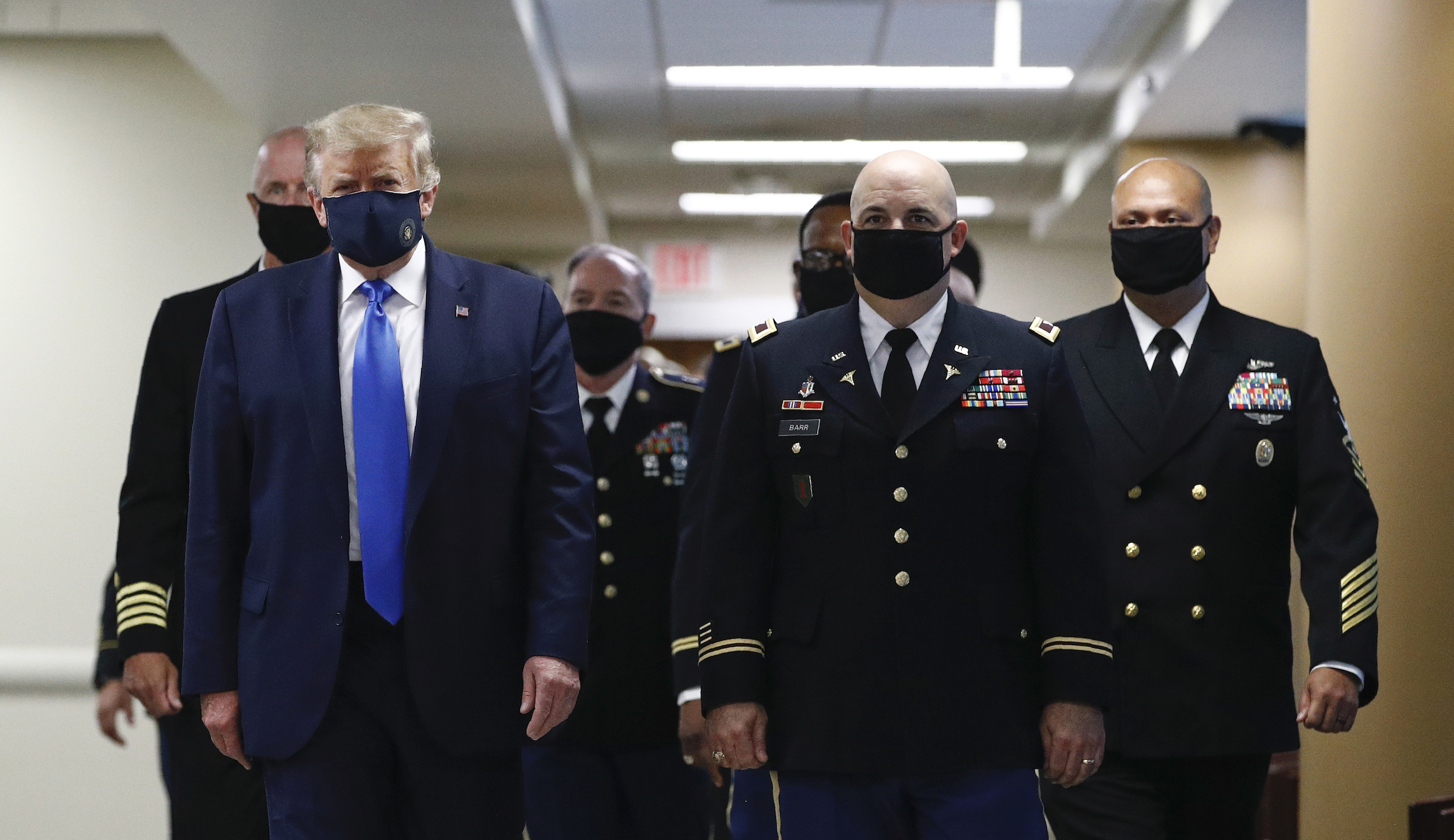 ‘I want people to have a certain freedom’: Trump won’t implement nationwide mask mandate