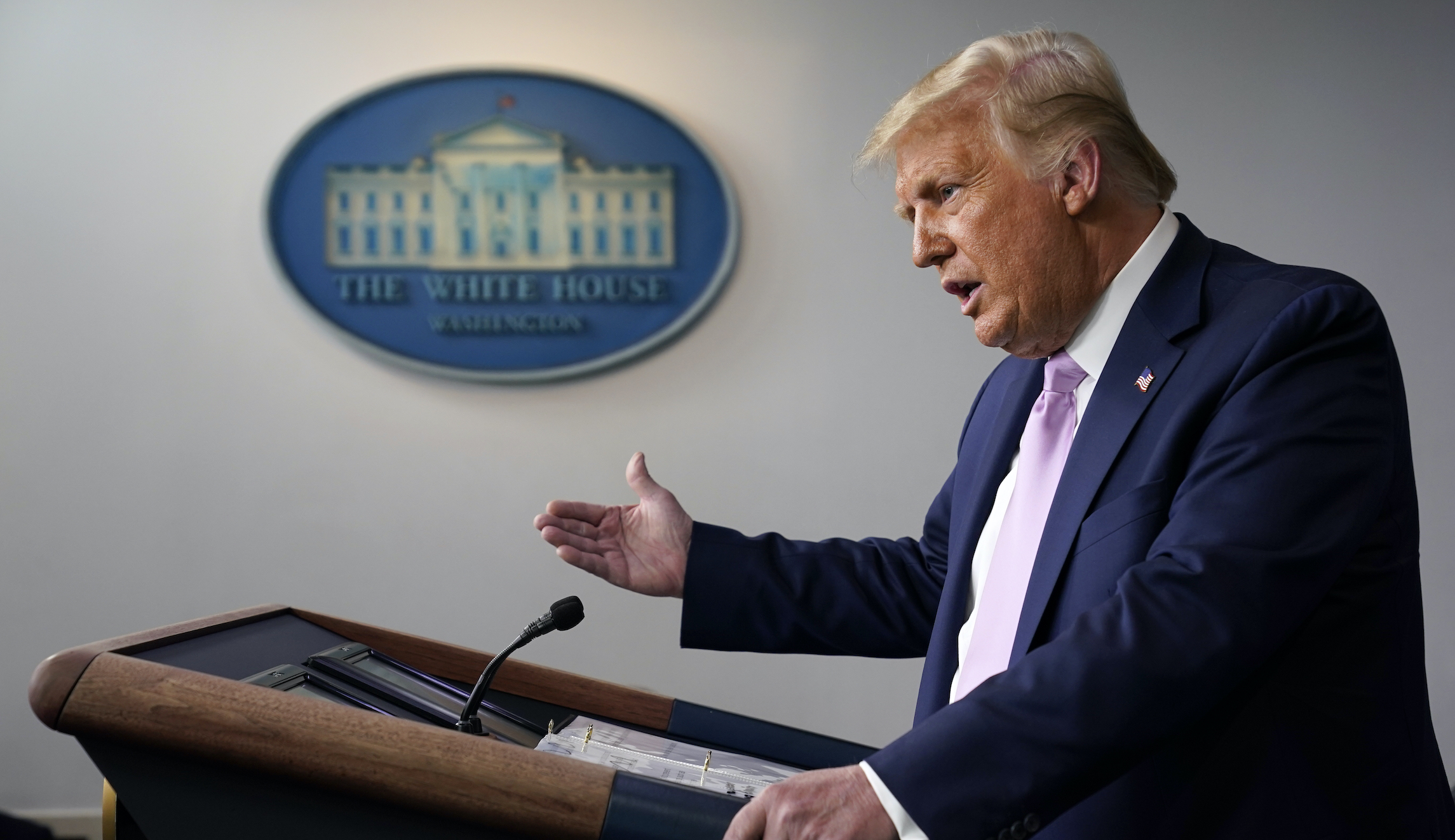 ‘Is that supposed to be a bad thing?’: Trump says he appreciates the support of QAnon conspiracy theorists