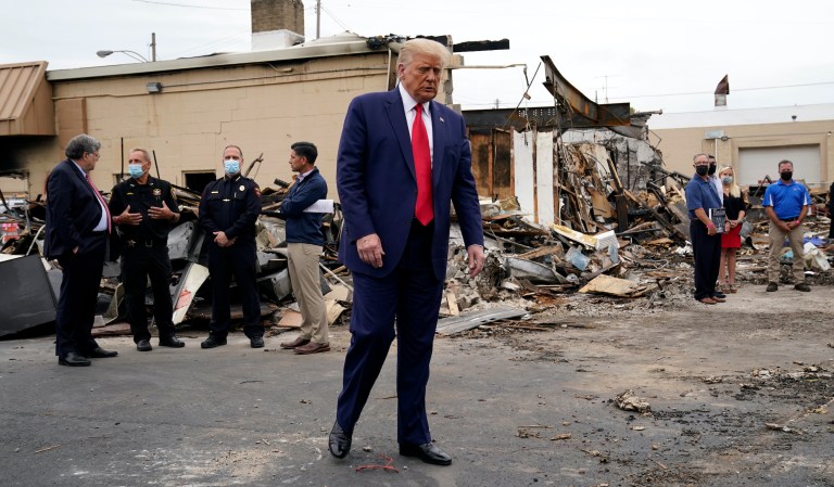 Trump to provide millions of dollars to help rebuild Kenosha after unrest