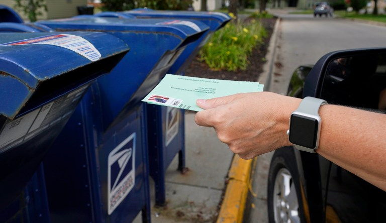 Batches of discarded mail, including voter ballots, stolen from mailboxes and dumped in California