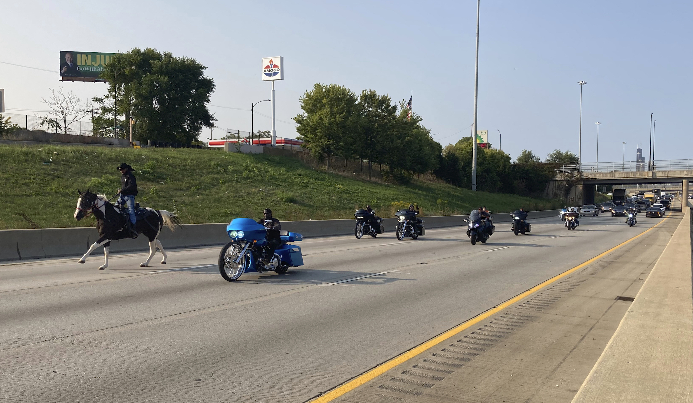 ‘Census Cowboy’ leads Illinois police in slow-speed chase on expressway
