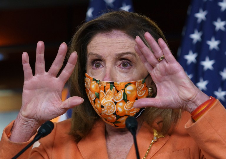 Pelosi bristles at Wolf Blitzer for bringing up Democratic demands for her to take deal on pandemic relief