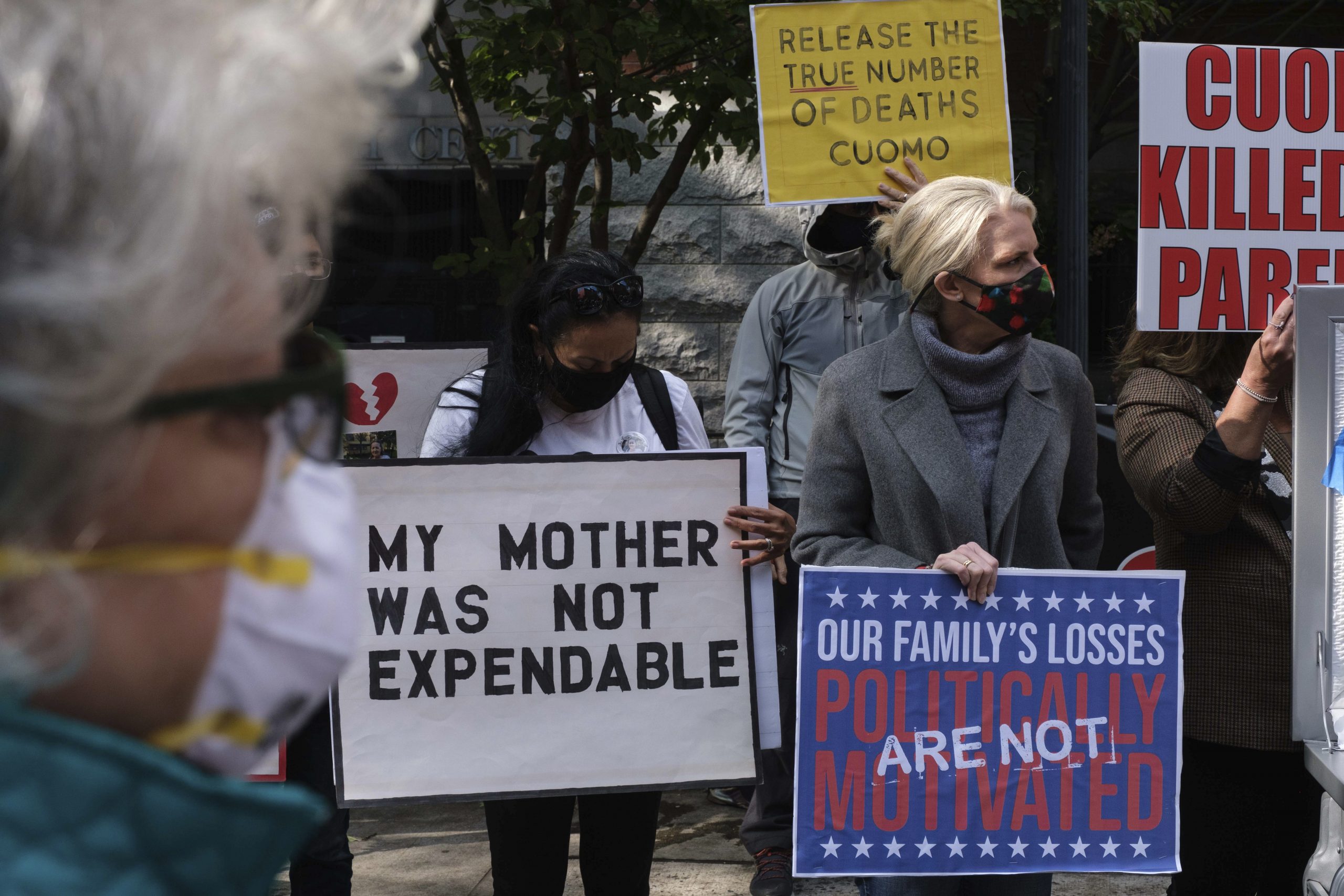Virus Outbreak New York Protests