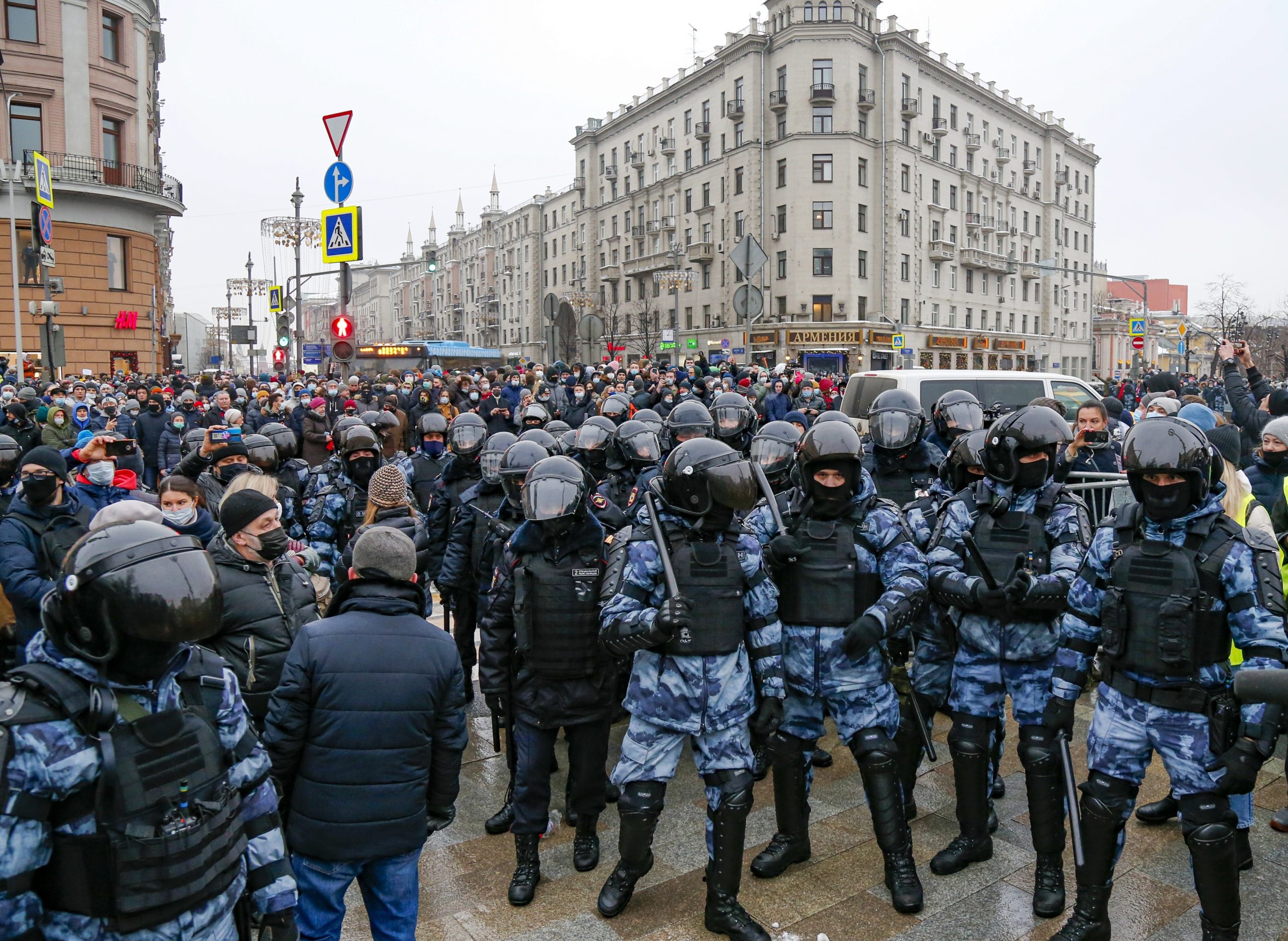 Russia says US Embassy statement on protesters supports ‘violation of the law’