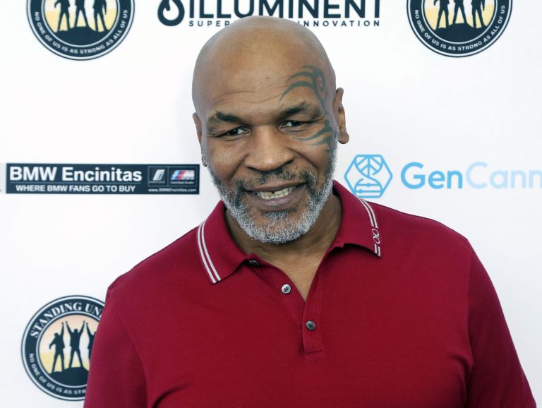 In this Aug. 2, 2019, file photo, Mike Tyson attends a celebrity golf tournament in Dana Point, Calif. Hulu on Thursday, Feb. 25, 2021, announced it has ordered âIron Mike,â a limited series about the life of boxing great Mike Tyson. 