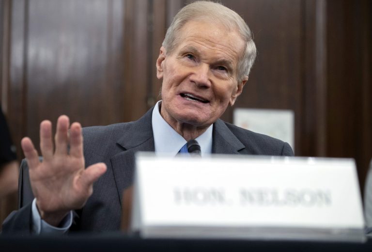 NASA Administrator Bill Nelson testifies before Congress on 2023 budget request. (Saul Loeb/Pool via AP)