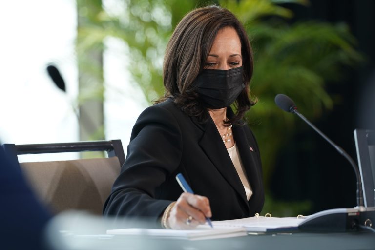 Harris says she has been to southern border and ‘will go again’