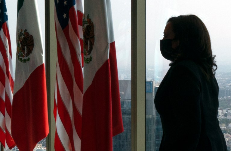 Kamala Harris will visit southern border on Friday as Trump takes credit