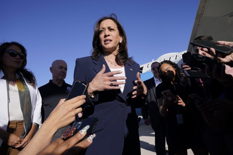 Harris bristles at border question, insists it’s not her ‘first trip’