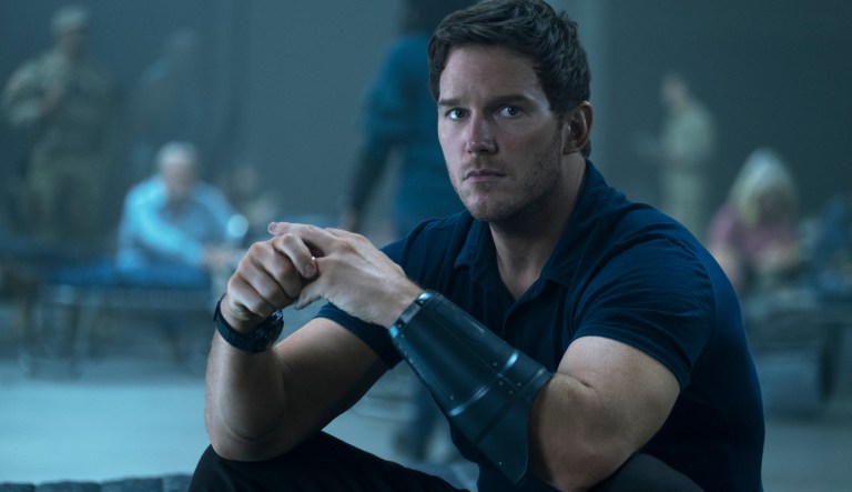 This image released by Amazon shows Chris Pratt in a scene from 