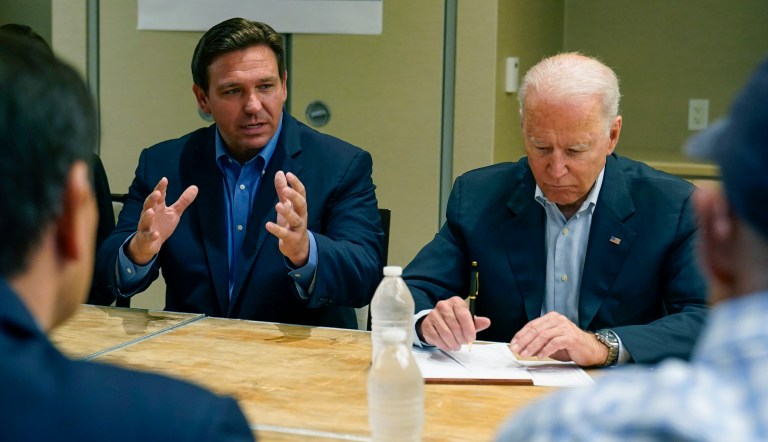 Ron DeSantis praises Biden for being on top of Surfside tragedy ‘since day one’