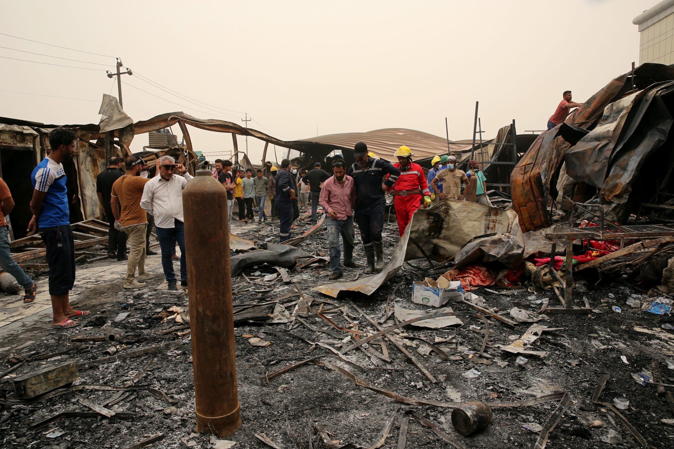Blaze at COVID-19 ward in Iraqi hospital kills 92