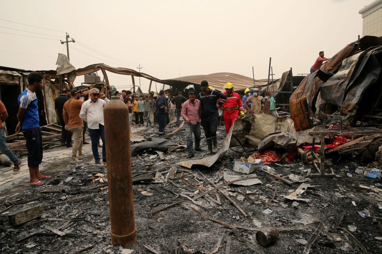 Blaze at COVID-19 ward in Iraqi hospital kills 92