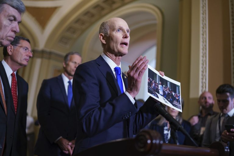 Rick Scott vows to hold up nominees until Biden officials testify on supply chain