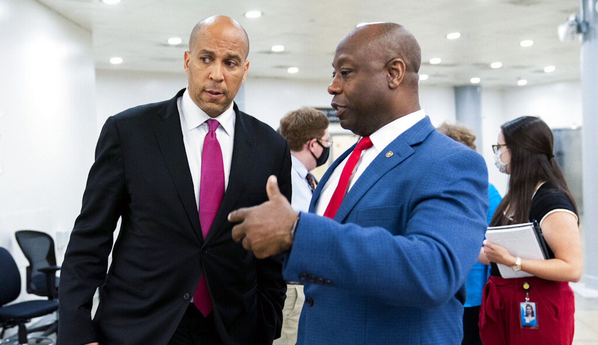 Tim Scott, Cory Booker