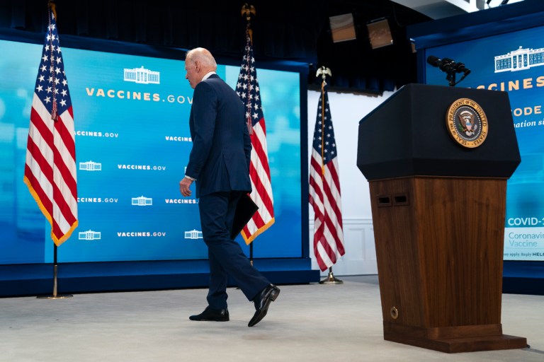 Biden’s approval underwater for first time in presidency