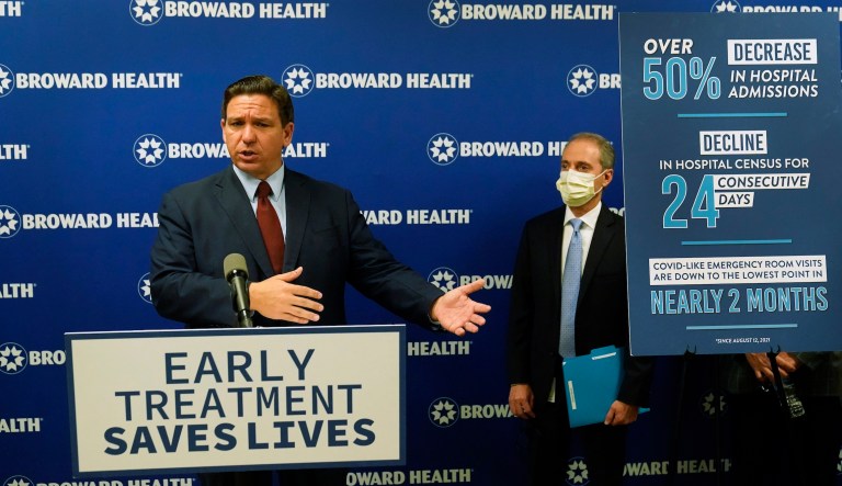 White House slams ‘crazy’ DeSantis after monoclonal antibodies shut down in Florida