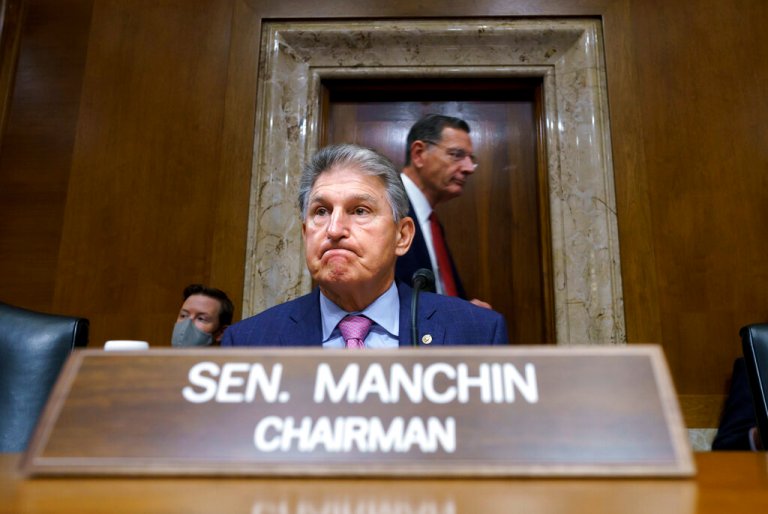 Manchin signals he may raise his $1.5 trillion limit on big spending package