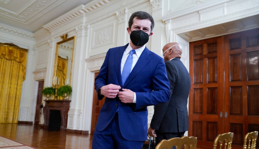 Buttigieg zings Republicans while touting bipartisan support for infrastructure package
