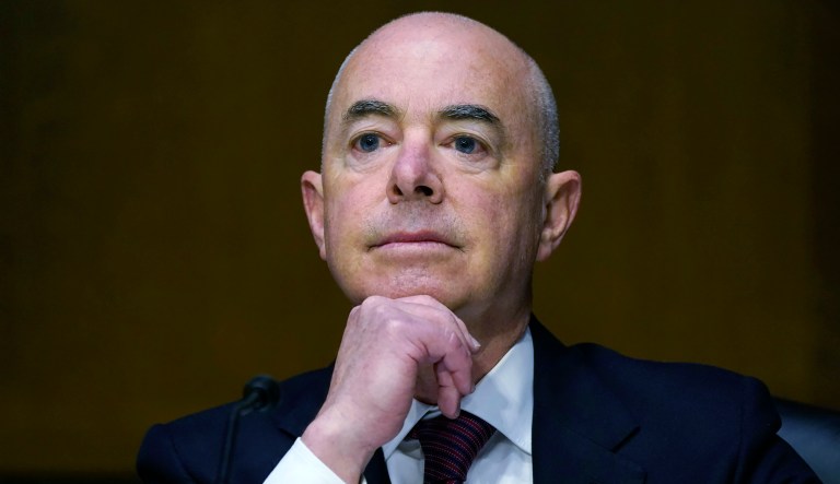 Secretary of Homeland Security Alejandro Mayorkas.