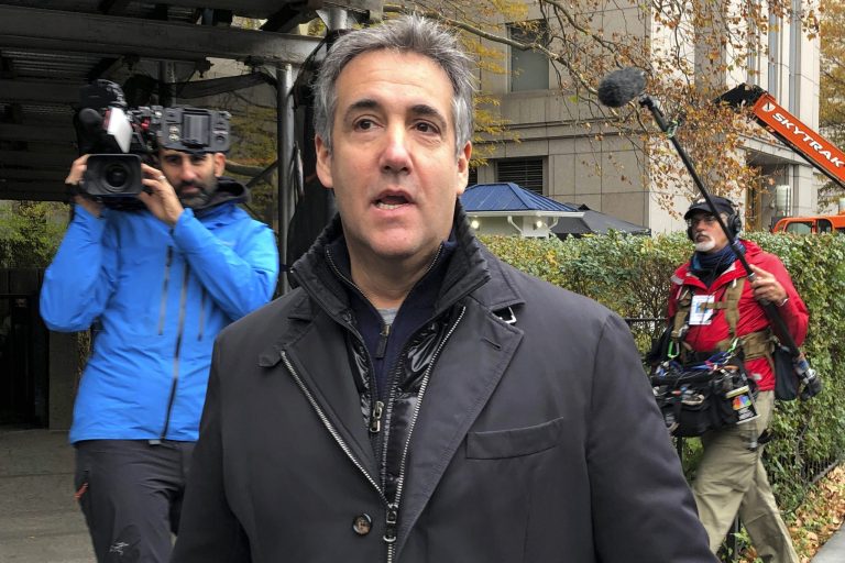 Michael Cohen, former President Donald Trump's longtime personal lawyer, arrives at federal court in New York, on Nov. 22, 2021, after completing his three-year prison sentence.