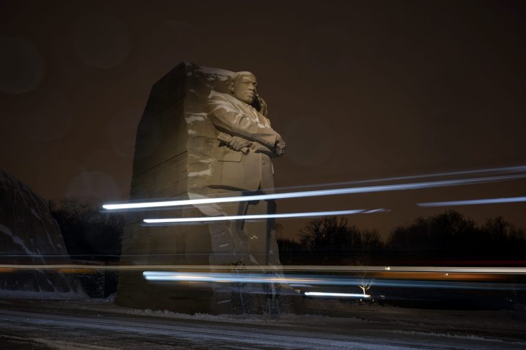 The Martin Luther King Jr. Memorial in Washington.
