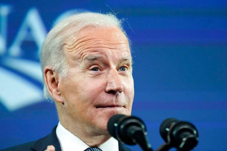 Biden regales county leaders with tale of putting dog on woman’s doorstep