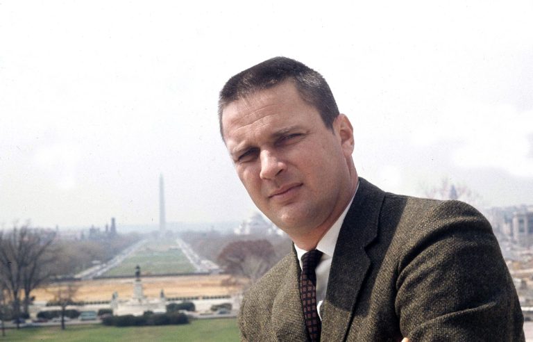 Walter R. Mears of the Associated Press, is shown, April 3, 1969 at the Capitol in Washington.  