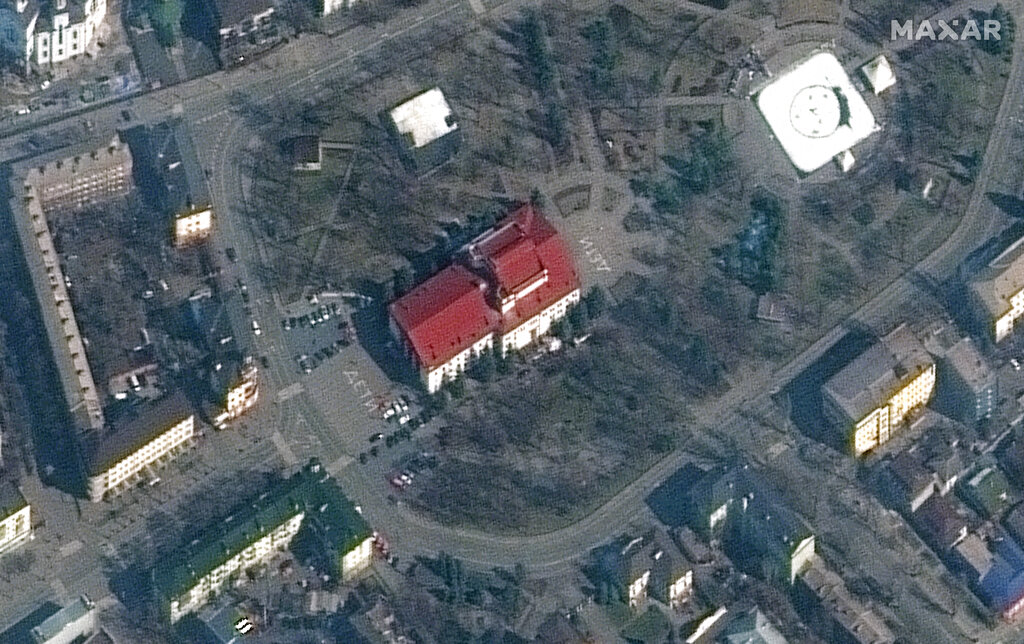 Amnesty International finds bombing of Mariupol theater a ‘clear war crime’