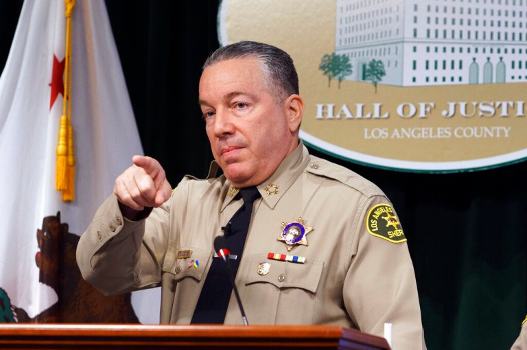 Los Angeles County Sheriff Alex Villanueva.