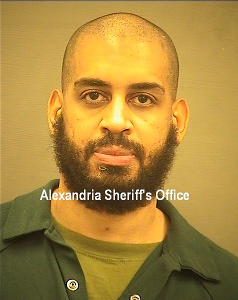 In this photo provided by the Alexandria Sheriff's Office is Alexanda Kotey, who was in custody at the Alexandria Adult Detention Center, Wednesday, Oct. 7, 2020, in Alexandria, Va.