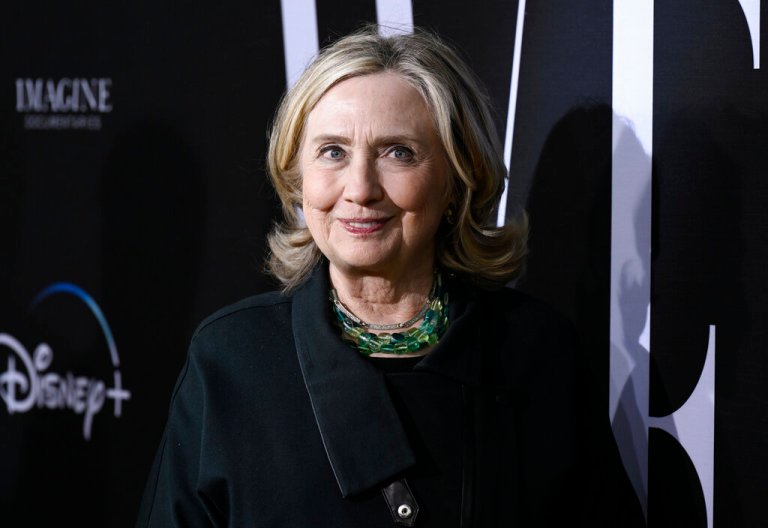 Hillary Clinton attends the premiere of 