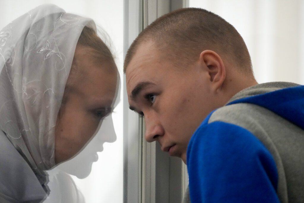 Russian soldier sentenced to life in prison in Ukraine’s first war crimes trial