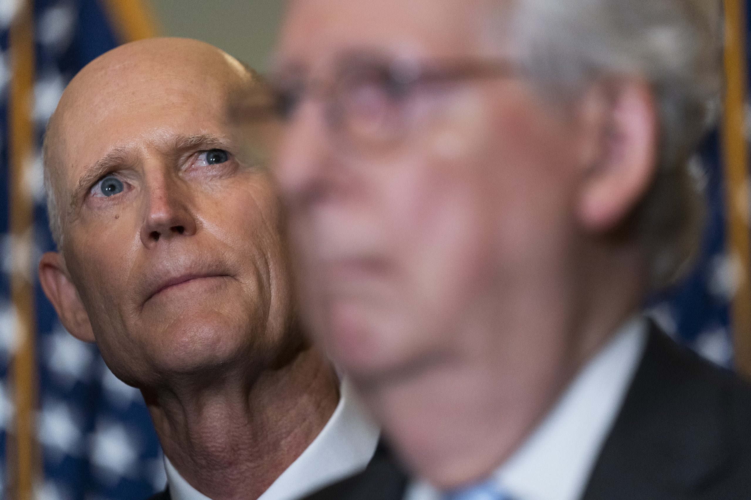 Rick Scott declines to back McConnell for majority leader
