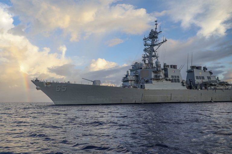 US and China dispute warship interaction near South China Sea islands
