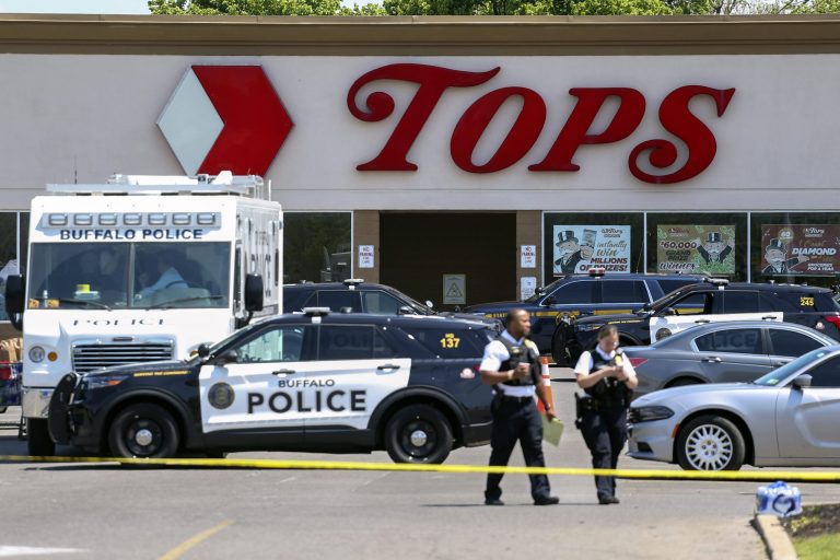 Man arrested for allegedly threatening Buffalo supermarket where 10 gunned down