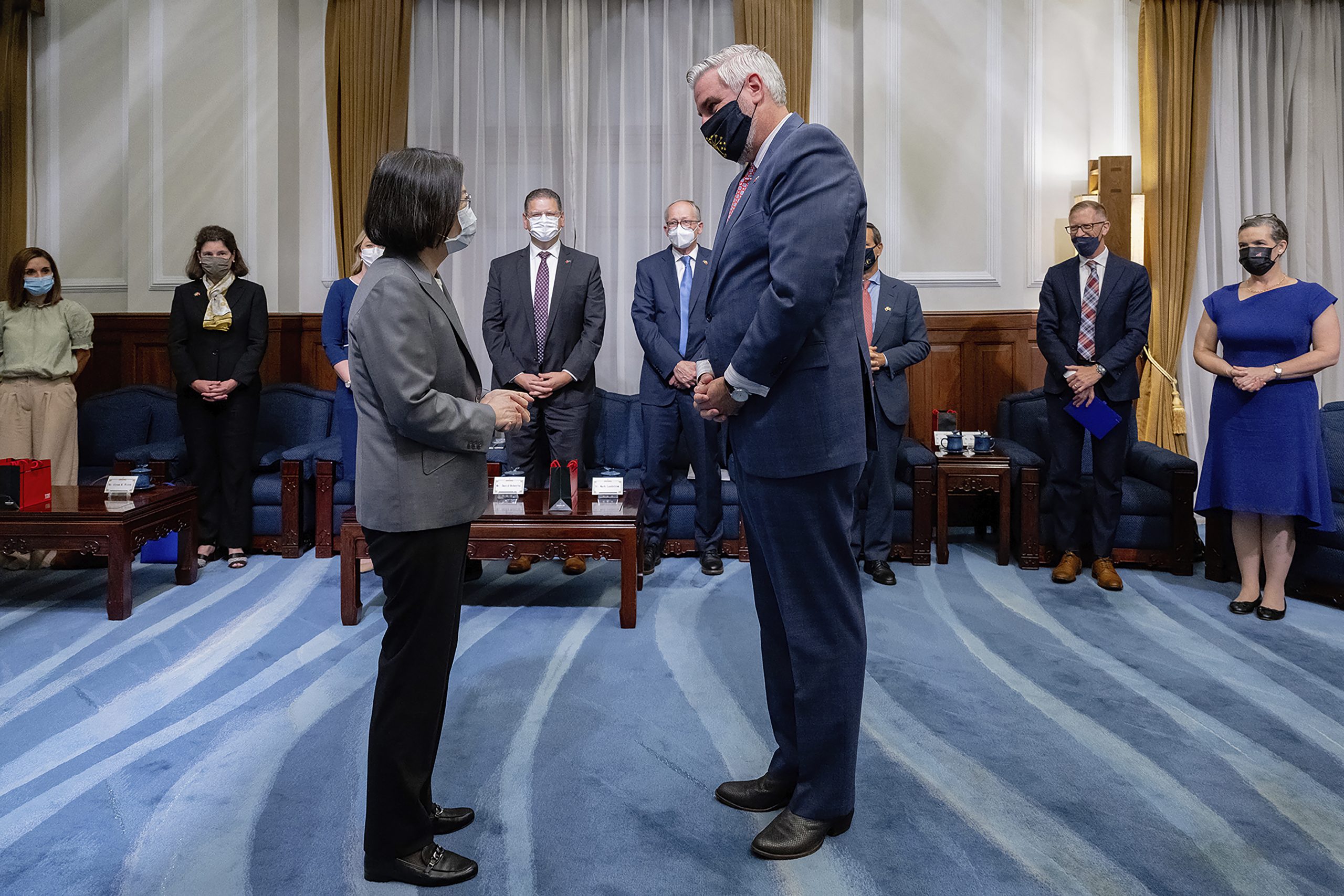Tsai Ing-wen, Eric Holcomb, Tsai Ing-wen, Eric Holcomb