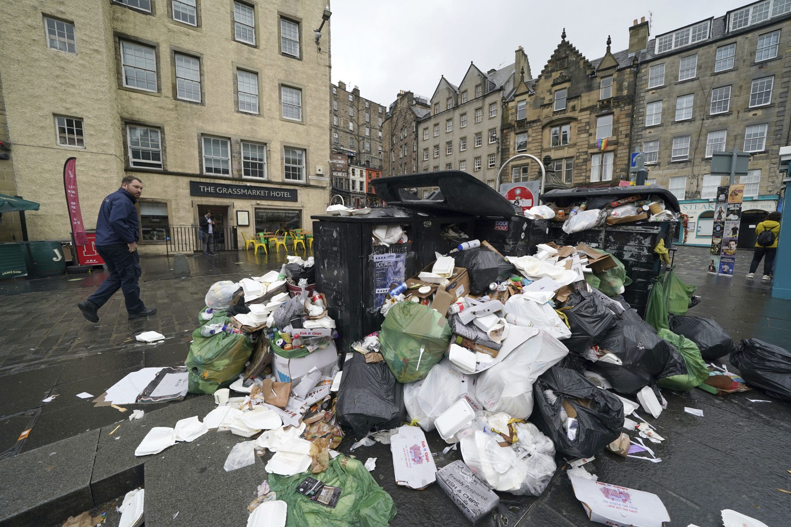 Britain Rubbish Strike